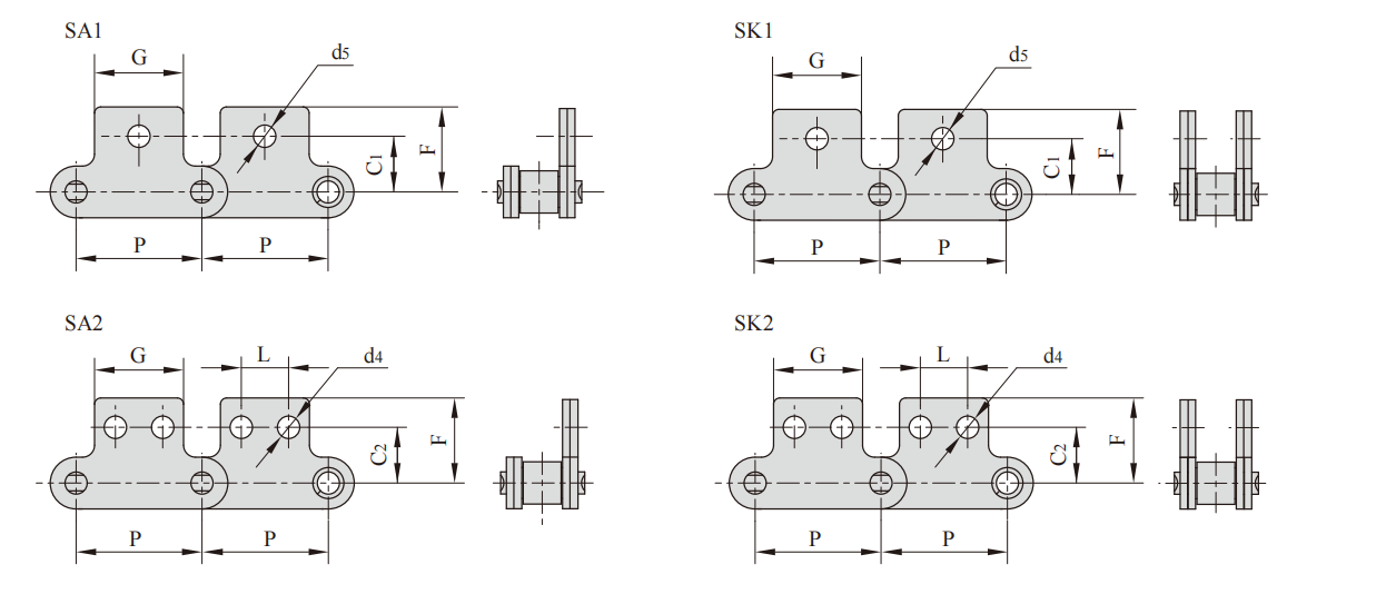   Stainless Steel Roller Chains   