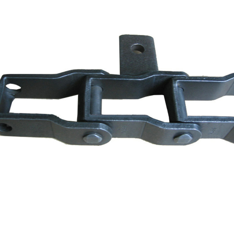 P667X-AS-8 Pintle Chain With Attachments - 10 Foot Spreader Chain For Agricultural & Industrial Use