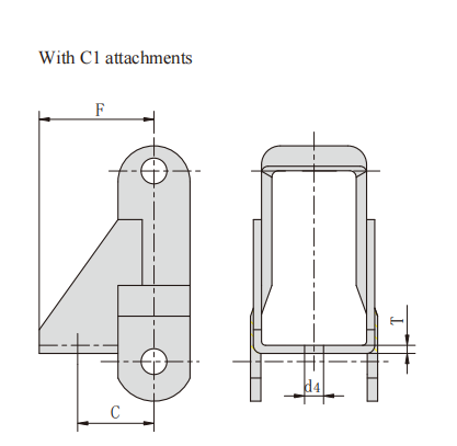   Steel Pintle Chain Attachments   
