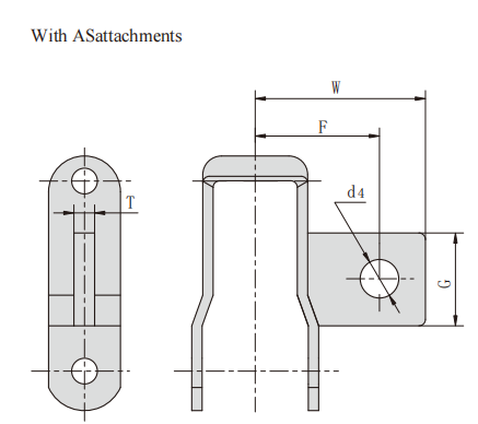   Steel Pintle Chain Attachments   
