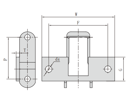   Steel Pintle Chain Attachments   