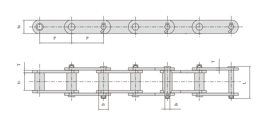   Steel Sleeve Chain for Engieering   
