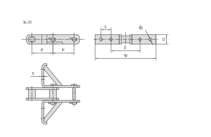   Steel Sleeve Chain for Engieering   