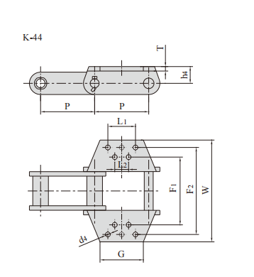   Steel Sleeve Chain for Engieering   