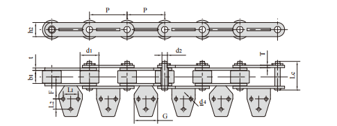   Tobacco Machinery Convey Chains   