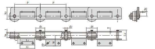   Tobacco Machinery Convey Chains   