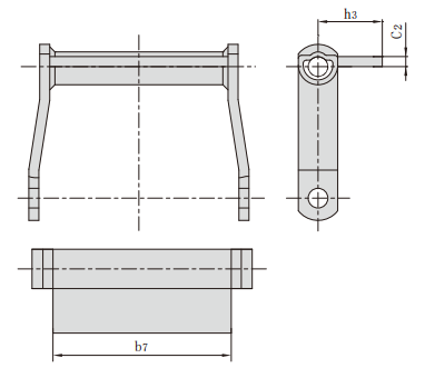   Welded-steel-type Drag Chains   