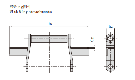   Welded-steel-type Drag Chains   
