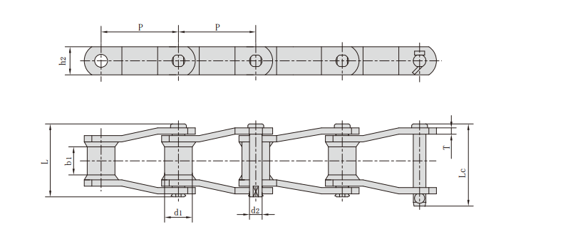   Welded-steel-type Mill Chains   