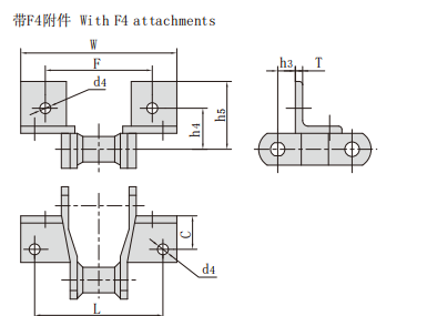   Welded-steel-type Mill Chains with attachment   