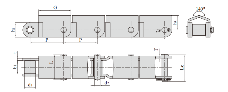   Wood Conveyor Chains   
