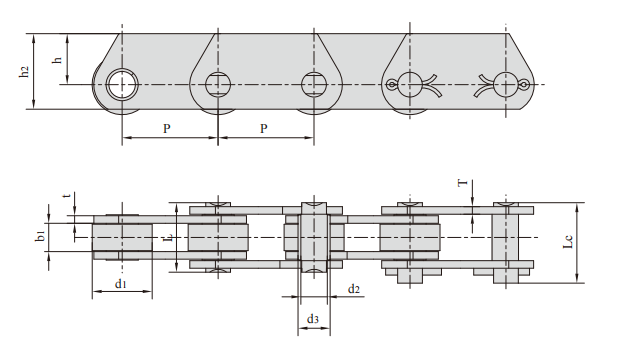   Z series conveyor chains   