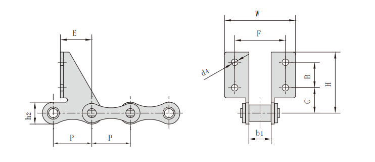   ZGS38 Combine Harvester Chains   